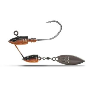 Tête plombée TWIN JIG - 7g - Hamçons 1/0 - COPPER - Pack de 2