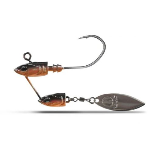 Tête plombée TWIN JIG - 14g - Hamçons 3/0 - COPPER - Pack de 2