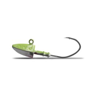 Tête plombée BULLET JIG Ghost Chartreuse - Taille 3/0 - 14g - Pack de 3