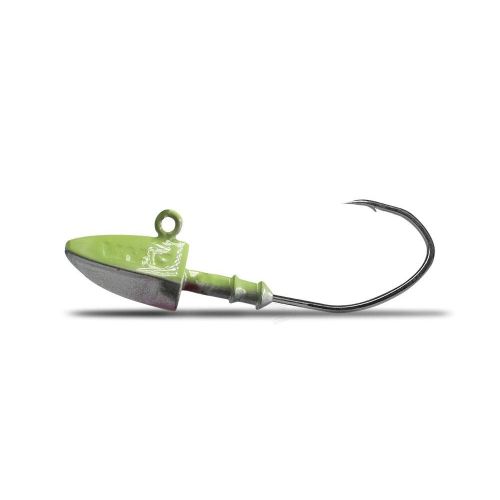 Tête plombée BULLET JIG Ghost Chartreuse - Taille 1/0 - 7g - Pack de 3