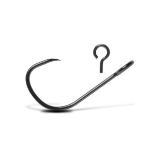 VMC 10 hameçons VMC Simple SANS ardillons Oeillet ouvert 7239O - Coloris Black Nickel - Taille 8 - 2
