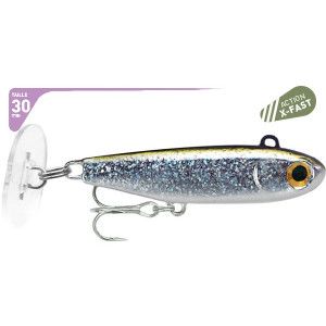 Fiiish Leurre Power Tail Fresh Water 30 mm - X-Fast 6 g -  Coloris Silver Glitter - PWT550 - 2