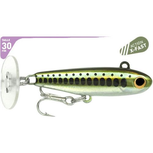 Fiiish Leurre Power Tail Fresh Water 30 mm - X-Fast 6 g -  Coloris Natural Minnow - PWT551 - 2