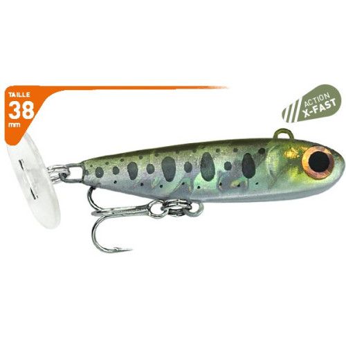 Fiiish Leurre Power Tail Fresh Water 38 mm - X-Fast 10 g -  Coloris Natural Trout - PWT561 - 2