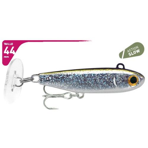 Fiiish Leurre Power Tail Fresh Water 44 mm - Slow 8 g -  Coloris Silver Glitter - PWT573 - 2