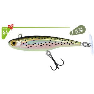 Fiiish Leurre Power Tail Fresh Water 64 mm - Slow 8 g -  Coloris Sexy Trout UV - PWT814 - 1