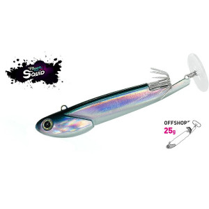Fiiish Leurre PowerTail Squid - Off Shore 25 g -  Coloris Silver Sardine - STH841 - 1