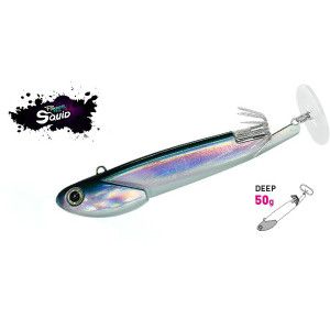 Fiiish Leurre PowerTail Squid - Deep 50 g -  Coloris Silver Sardine - STH844 - 1