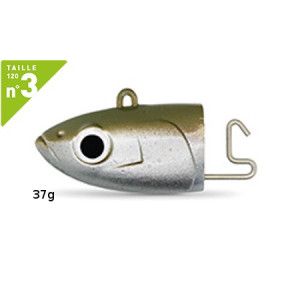 Fiiish 2 têtes plombées Deep 37g - Kaki - 1
