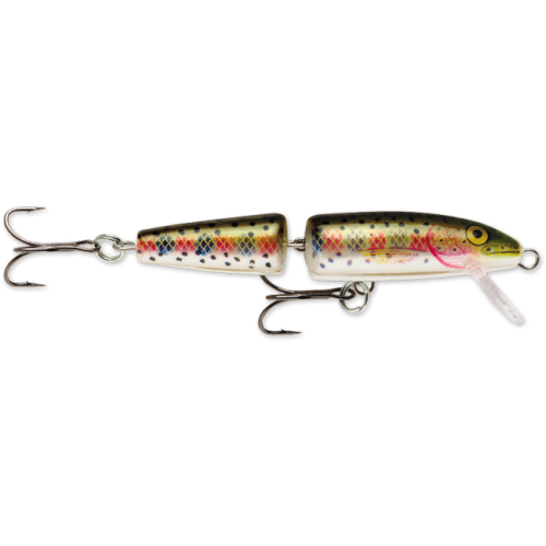 Rapala Leurre flottant JOINTED - coloris RT -  11cm / 9g - profondeur de nage de 1.20 à 2.40m - 2