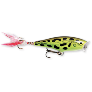 Rapala Leurres durs SKITTER POP - coloris LF - 5cm / 7g - profondeur de nage surface - 2