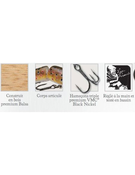 Rapala Leurre flottant JOINTED - coloris B -  11cm / 9g - profondeur de nage de 1.20 à 2.40m - 3