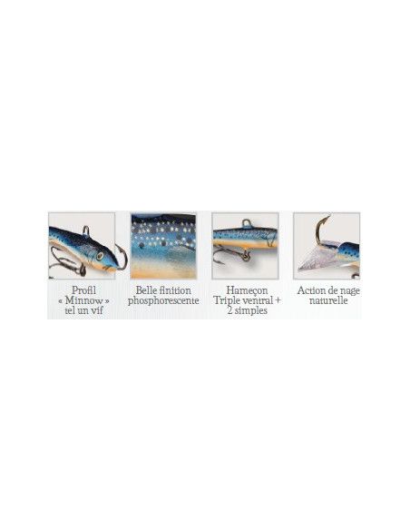 Rapala Jigs  JIGGING RAP - coloris GT -  7cm / 18g - profondeur de nage : Variable - 2