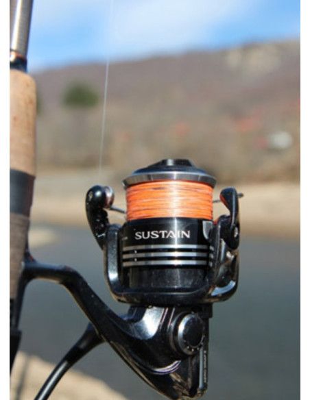 Power Pro Tresse POWER PRO Bite Motion - Bobine 150m - Diametre 0,10mm - Resistance 5kg - Couleur Orange - 2