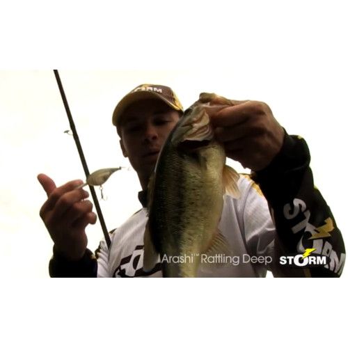Storm Leurres durs ARASHI RATTLING DEEP - coloris 872 PRT - 6cm / 16g - profondeur de nage : 3.30m - 2