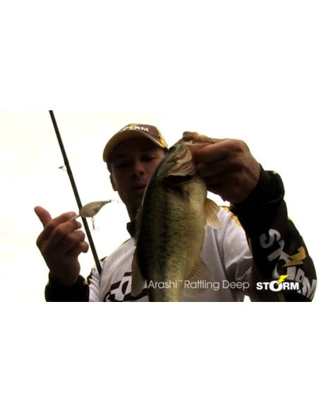 Storm Leurres durs ARASHI RATTLING DEEP - coloris 872 PRT - 6cm / 16g - profondeur de nage : 3.30m - 2
