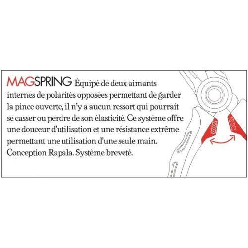 Rapala Pince Magnétique RAPALA - 20cm - Magnétique - RCDMP8 - 2