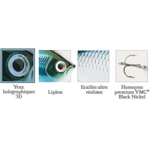 Rapala Leurres durs  ULTRA LIGHT RIPPIN RAP - Coloris SUL - 4cm / 5g - profondeur de nage : Variable - 3