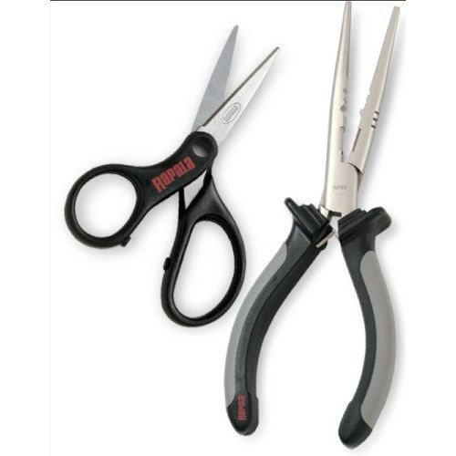 Rapala Accessoires Pack combo Pince Coupante RTC-6SPLS - Pince 16cm + ciseaux spécial tresse - 1